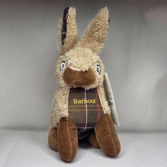 NWT Barbour Rabbit Plush Dog Toy - Picture 2 of 3